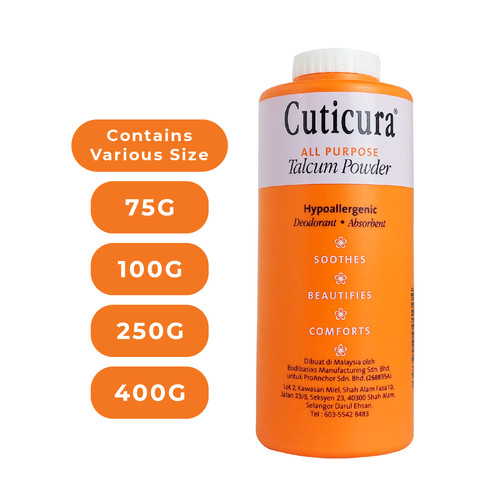Cuticura talcum powder body - talcum,