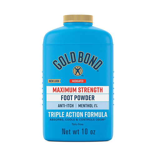 Medicated talc free foot - medicated, talc-free