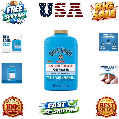 Medicated talc free foot - medicated,