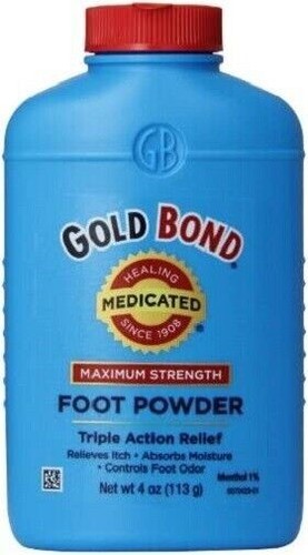 Gold bond medicated talc - medicated, talc-free