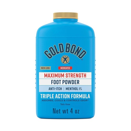 Talc free medicated foot - medicated,