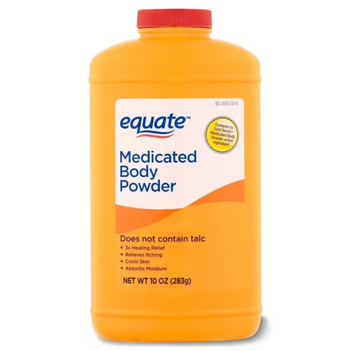 Equate medicated body powder - medicated,