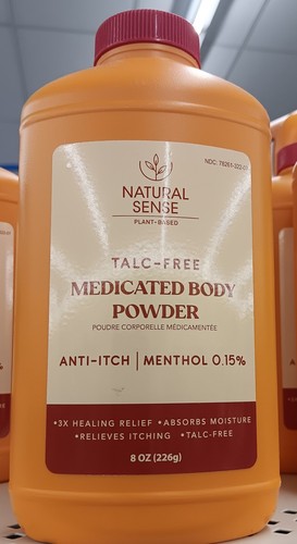Natural sense talc free - natural,