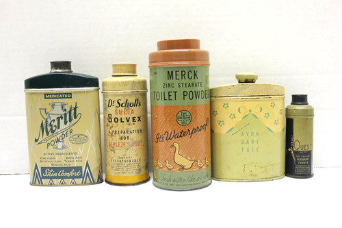 Vintage medicated talc powder - medicated,