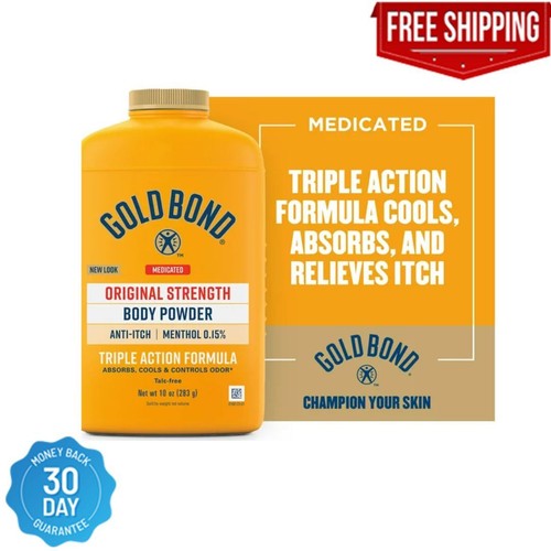 Gold bond medicated talc - gold, talc-free