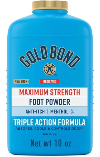 Gold bond medicated talc - gold, talc-free