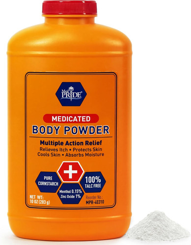 Medicated talc free - medicated, body