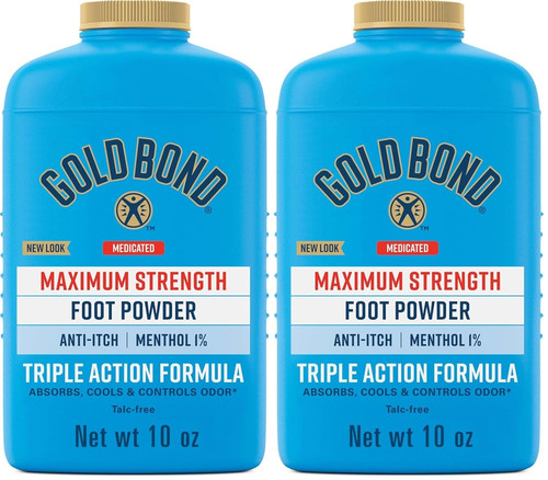 Medicated talc free foot - medicated, talc-free