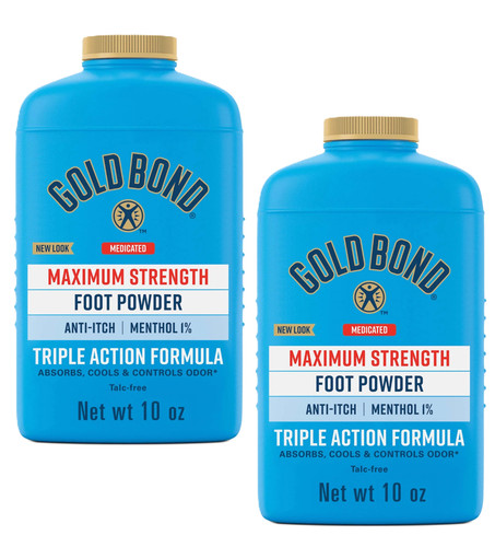 Gold bond medicated talc - gold,