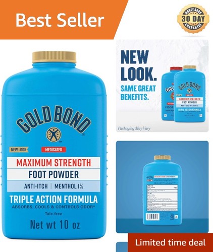 Cooling medicated foot powder - cooling,